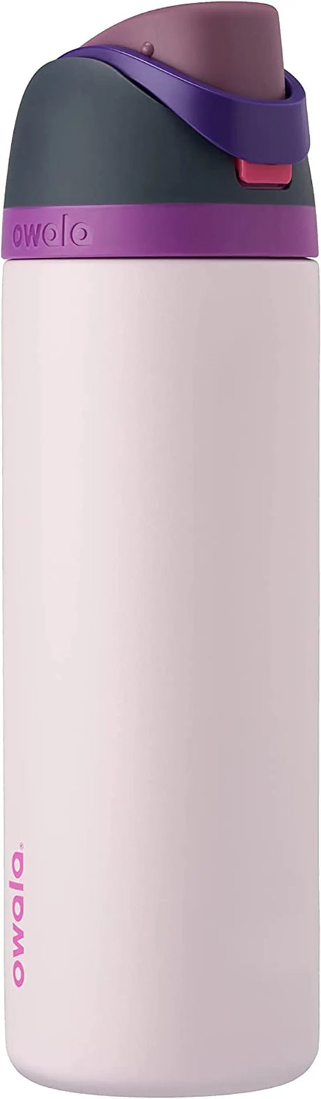 Freesip 24-Ounce Insulated Water Bottle with Straw - BPA-Free, Ideal for Sports and Travel, Dark Color-Allen Cozy Haven Store