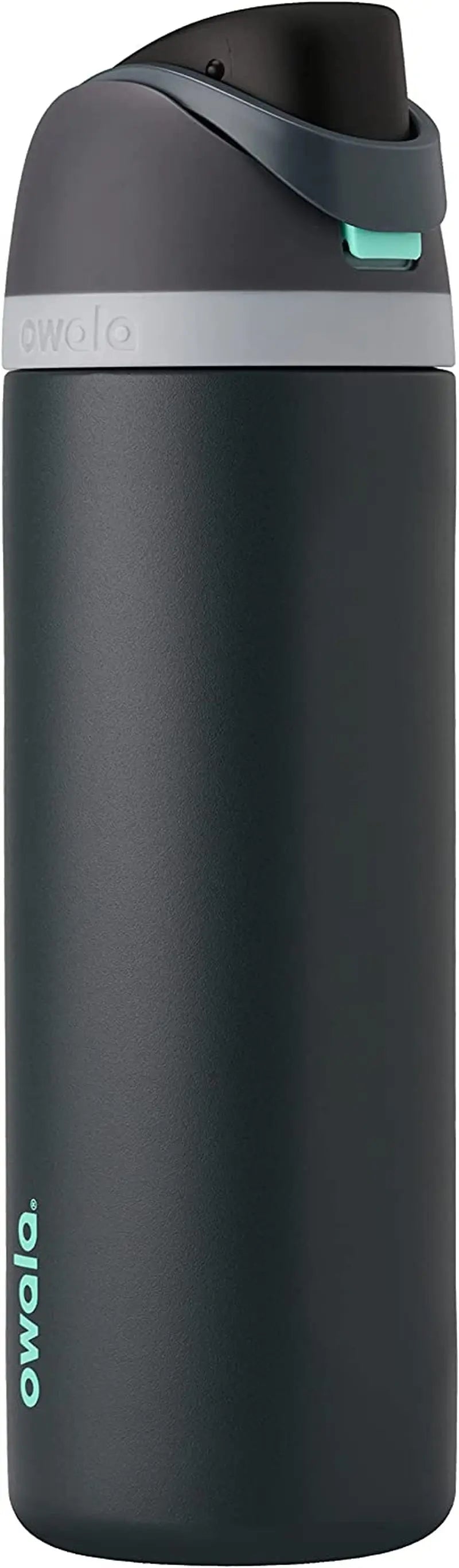 Freesip 24-Ounce Insulated Water Bottle with Straw - BPA-Free, Ideal for Sports and Travel, Dark Color-Allen Cozy Haven Store