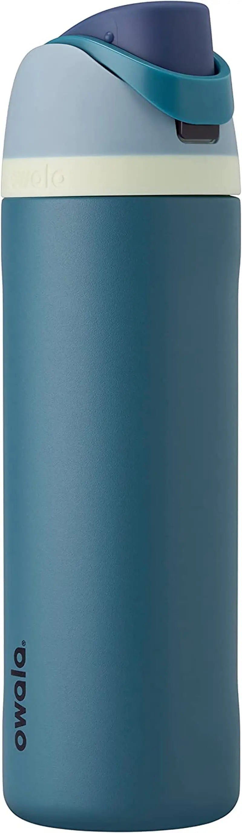 Freesip 24-Ounce Insulated Water Bottle with Straw - BPA-Free, Ideal for Sports and Travel, Dark Color-Allen Cozy Haven Store