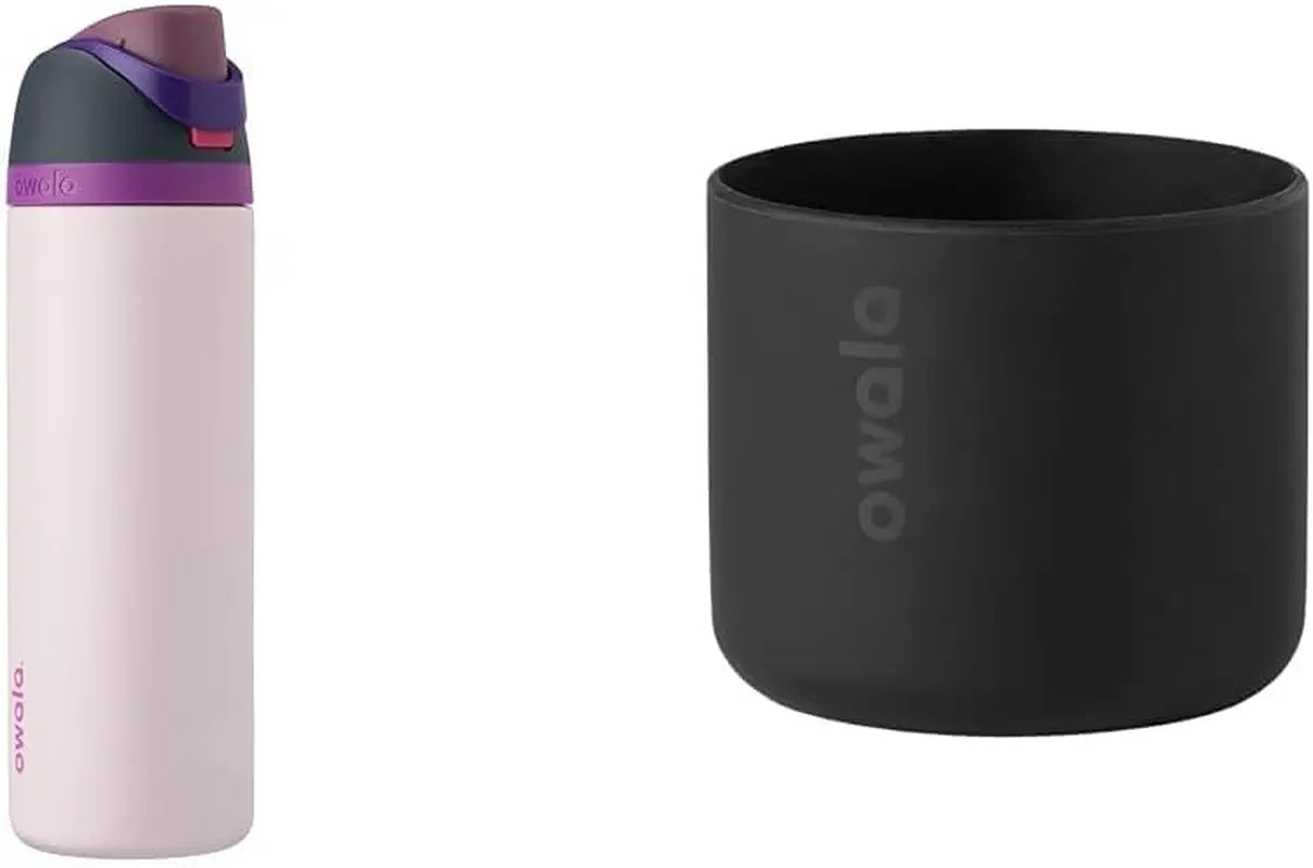 Freesip 24-Ounce Insulated Water Bottle with Straw - BPA-Free, Ideal for Sports and Travel, Dark Color-Allen Cozy Haven Store