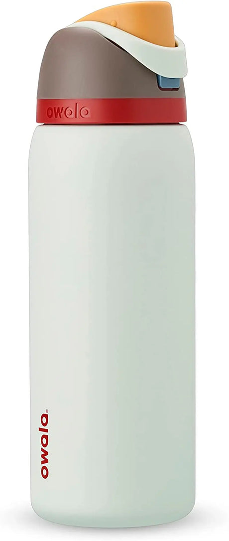 Freesip 24-Ounce Insulated Water Bottle with Straw - BPA-Free, Ideal for Sports and Travel, Dark Color-Allen Cozy Haven Store