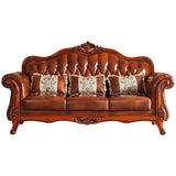 Genuine Leather Sofa Chair Luxury Modern Individual Loveseat Sofa Lounge Designer Woonkamer Banken Living Room Furniture Allen Cozy Haven Store