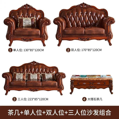 Genuine Leather Sofa Chair Luxury Modern Individual Loveseat Sofa Lounge Designer Woonkamer Banken Living Room Furniture Allen Cozy Haven Store