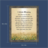 "God Bless This Home: Elegant Home Blessing Sign and Décor, Model 2195BW"-Allen Cozy Haven Store