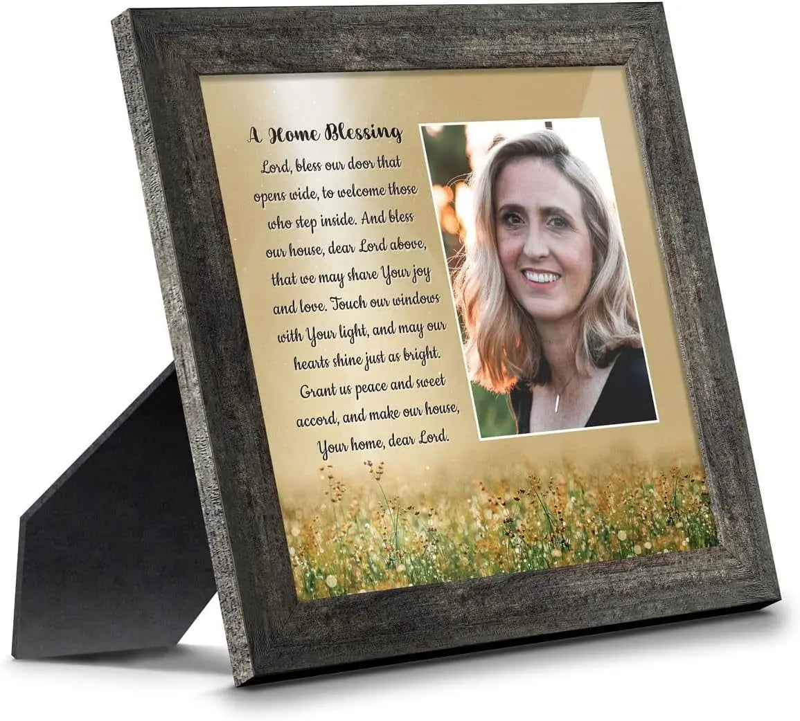 "God Bless This Home: Elegant Home Blessing Sign and Décor, Model 2195BW"-Allen Cozy Haven Store