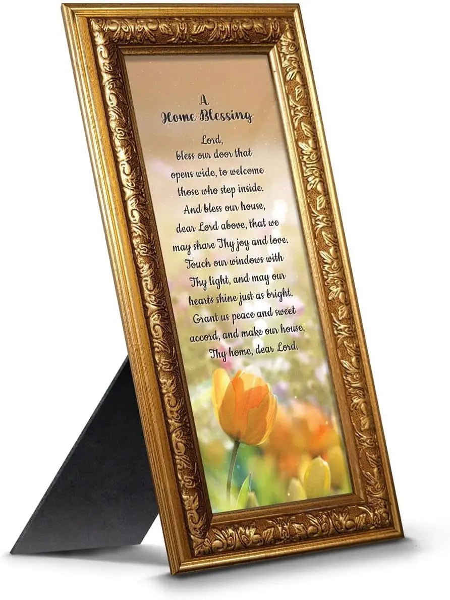 "God Bless This Home: Elegant Home Blessing Sign and Décor, Model 2195BW"-Allen Cozy Haven Store