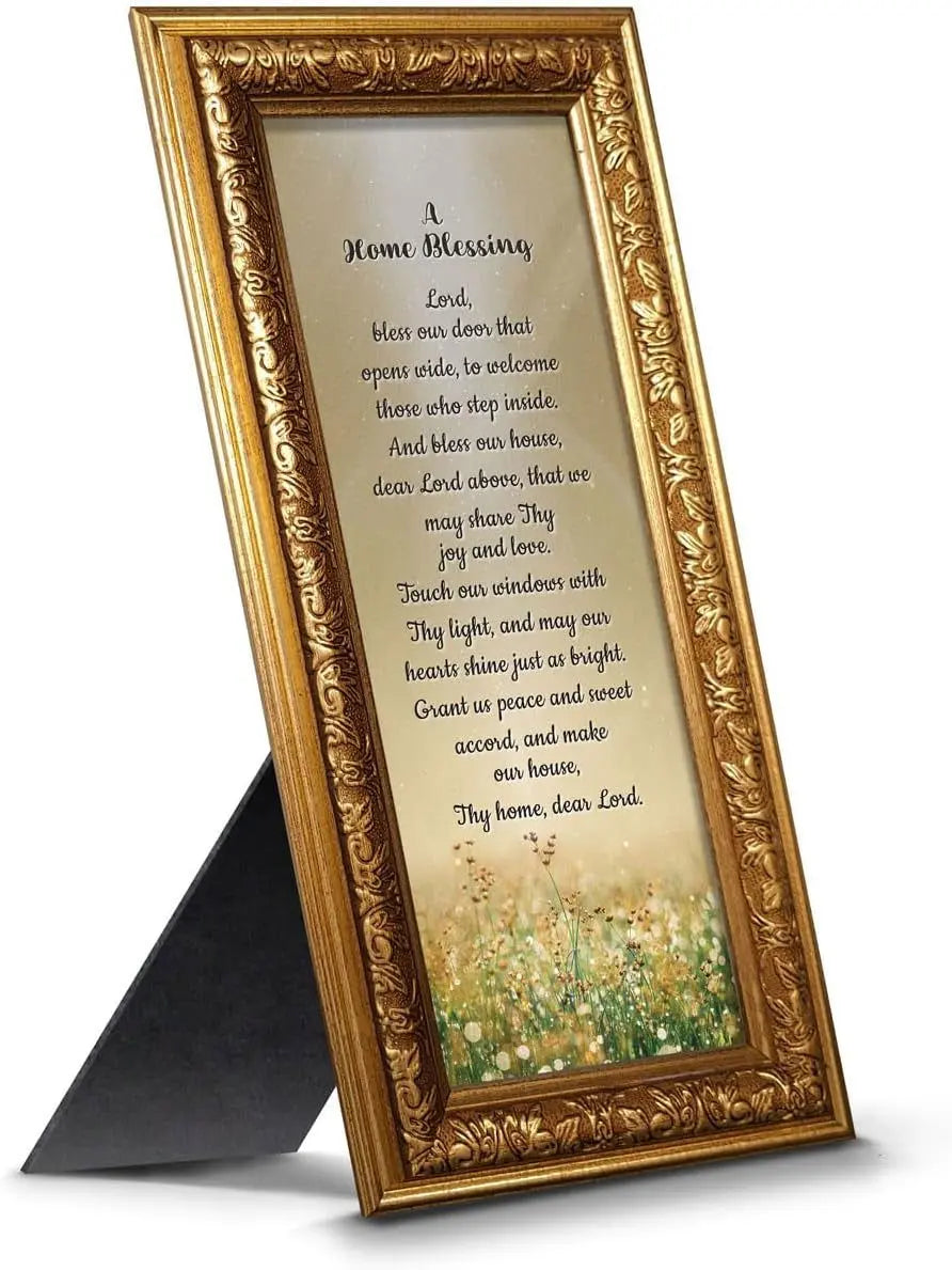 "God Bless This Home: Elegant Home Blessing Sign and Décor, Model 2195BW"-Allen Cozy Haven Store