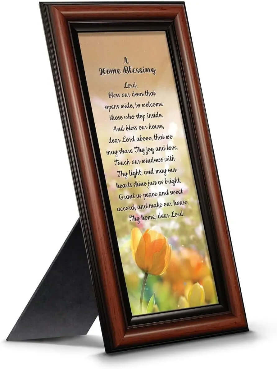 "God Bless This Home: Elegant Home Blessing Sign and Décor, Model 2195BW"-Allen Cozy Haven Store
