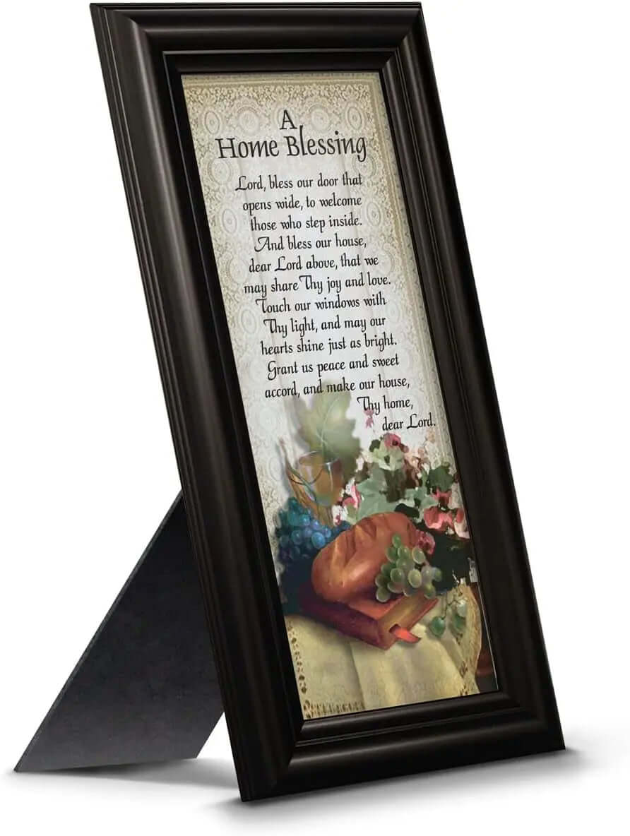"God Bless This Home: Elegant Home Blessing Sign and Décor, Model 2195BW"-Allen Cozy Haven Store