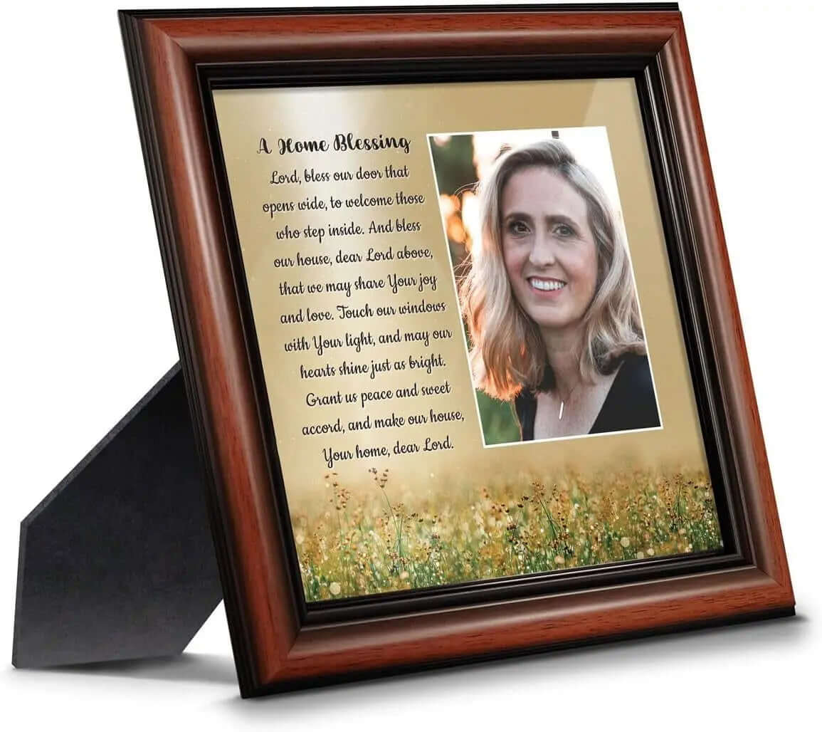 "God Bless This Home: Elegant Home Blessing Sign and Décor, Model 2195BW"-Allen Cozy Haven Store