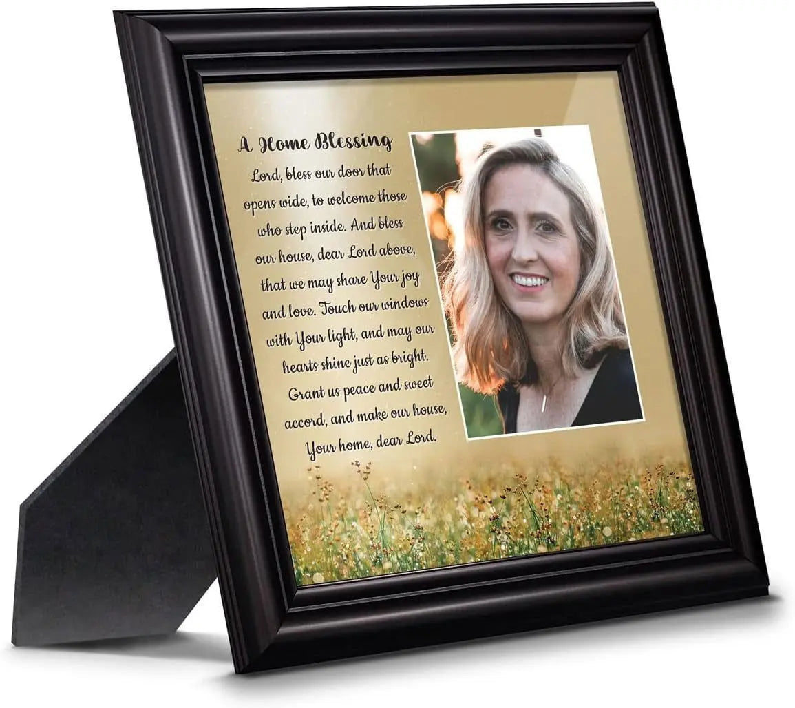 "God Bless This Home: Elegant Home Blessing Sign and Décor, Model 2195BW"-Allen Cozy Haven Store