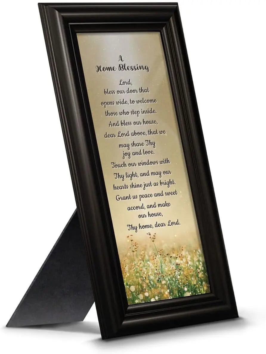 "God Bless This Home: Elegant Home Blessing Sign and Décor, Model 2195BW"-Allen Cozy Haven Store