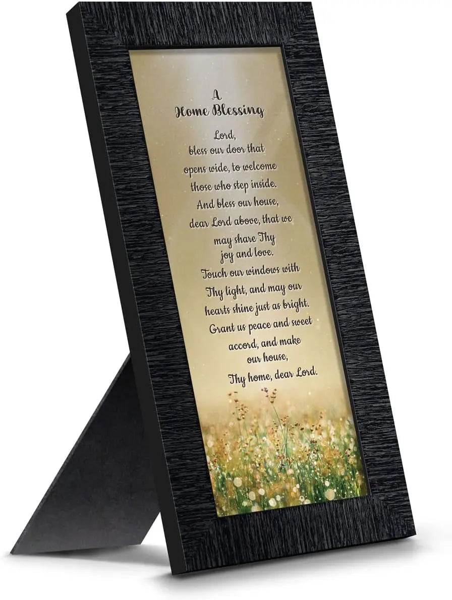 "God Bless This Home: Elegant Home Blessing Sign and Décor, Model 2195BW"-Allen Cozy Haven Store