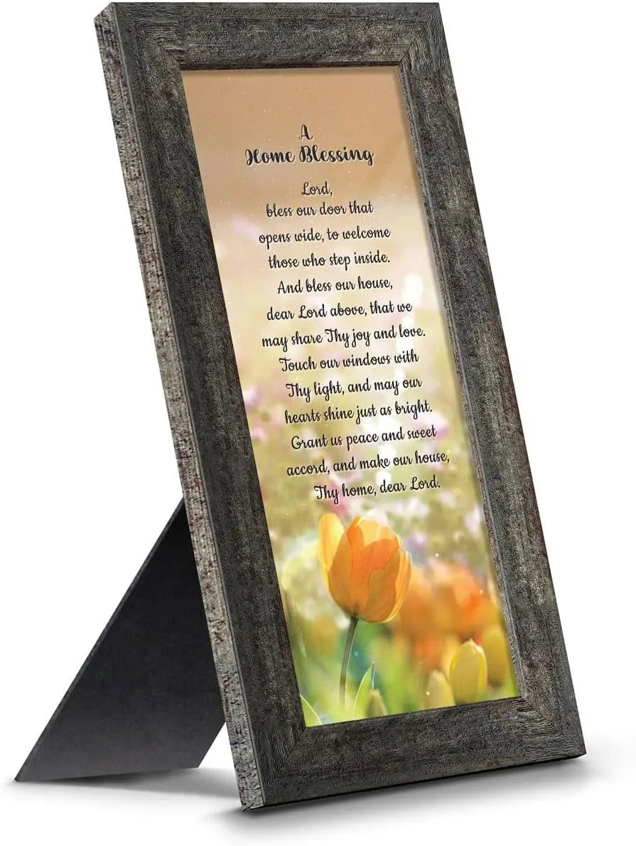 "God Bless This Home: Elegant Home Blessing Sign and Décor, Model 2195BW"-Allen Cozy Haven Store