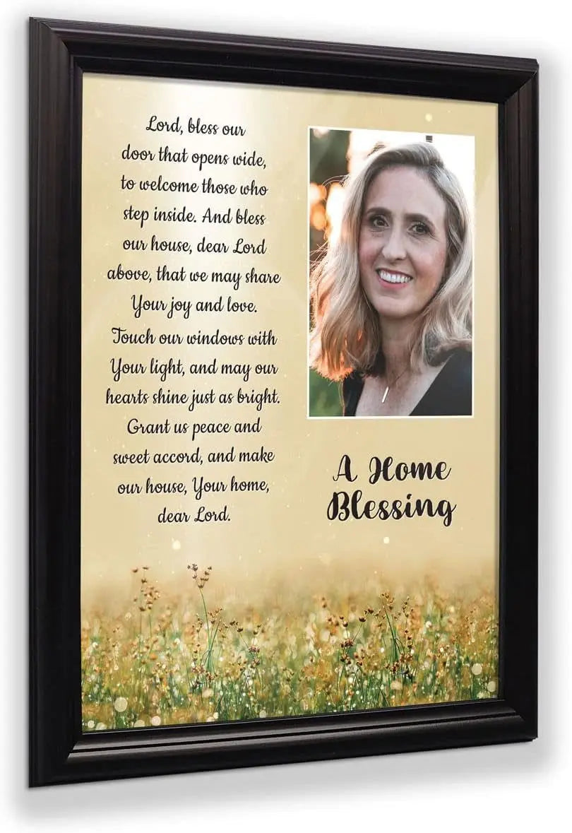 "God Bless This Home: Elegant Home Blessing Sign and Décor, Model 2195BW"-Allen Cozy Haven Store
