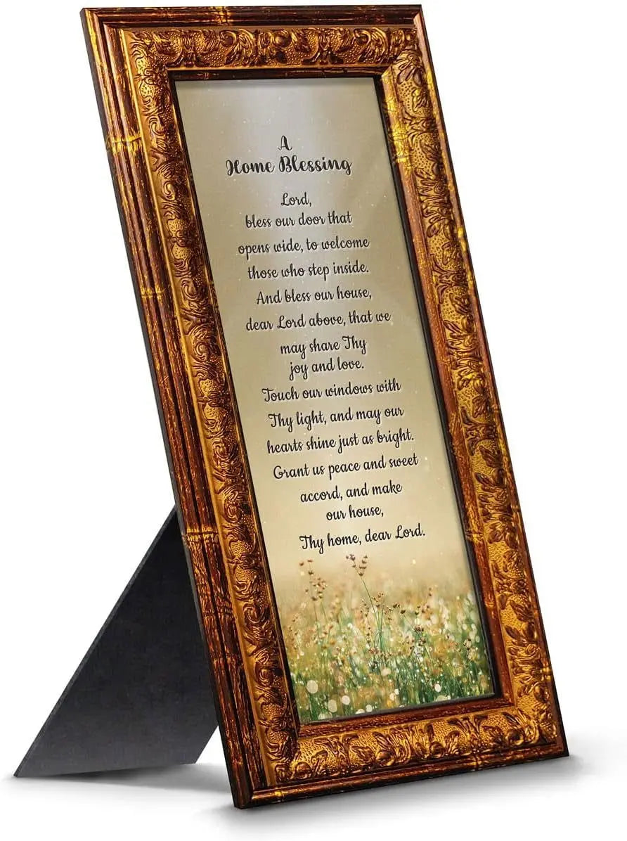 "God Bless This Home: Elegant Home Blessing Sign and Décor, Model 2195BW"-Allen Cozy Haven Store