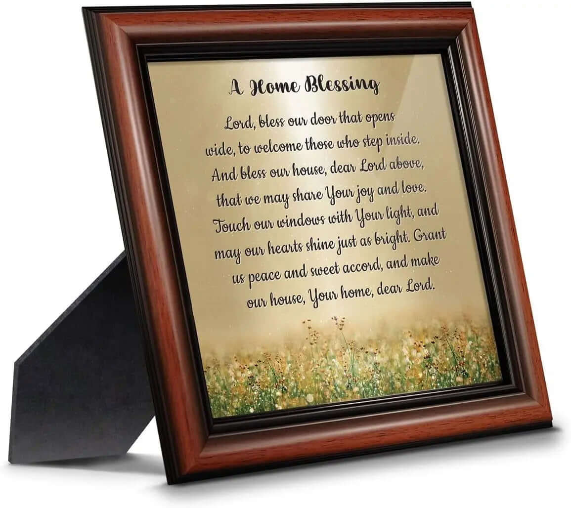 "God Bless This Home: Elegant Home Blessing Sign and Décor, Model 2195BW"-Allen Cozy Haven Store