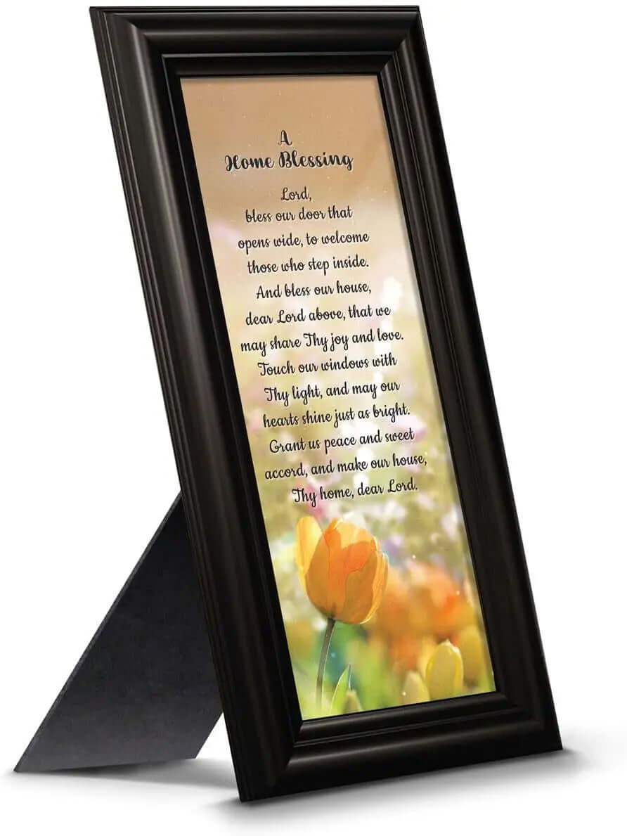 "God Bless This Home: Elegant Home Blessing Sign and Décor, Model 2195BW"-Allen Cozy Haven Store