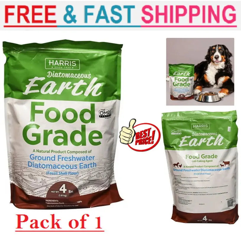 Harris Products Group Food Grade Diatomaceous Earth, 4 lb - Competitive Pricing-Allen Cozy Haven Store