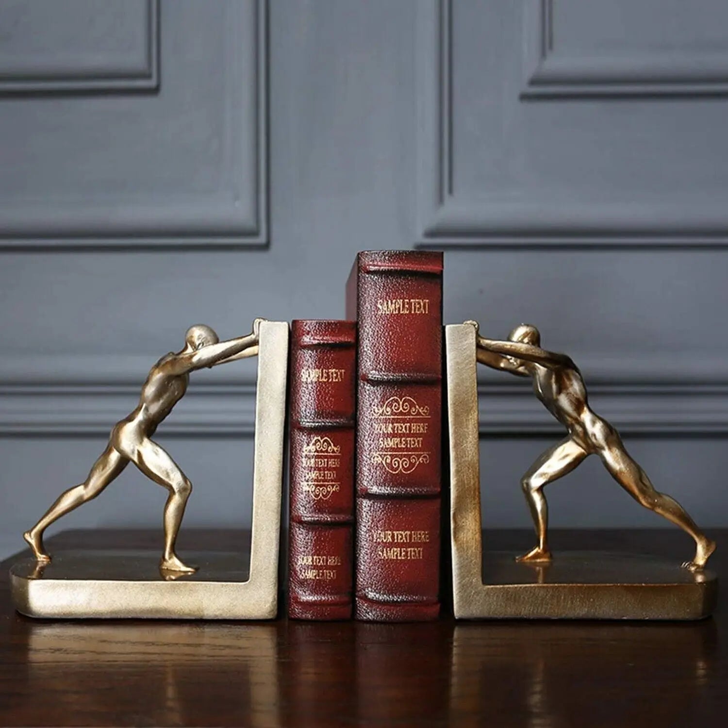 Elegant Decorative Modern Bookends for Home Accents and Support-Allen Cozy Haven Store