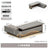 L Shaped Modern Office Desk Executive Work Luxury Conference Computer Desk Manager Reading Escritorio Oficina Modern Furniture Allen Cozy Haven Store