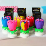 Lotus Blossom Musical Birthday Candles Allen Cozy Haven Store