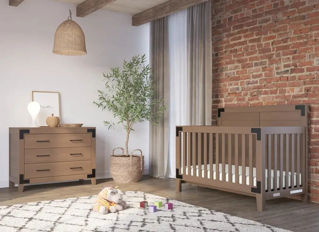 Lucas Convertible Two-Piece Nursery Furniture Set-Allen Cozy Haven Store