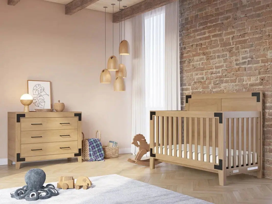 Lucas Convertible Two-Piece Nursery Furniture Set-Allen Cozy Haven Store