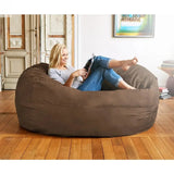 Luxurious Giant 6ft Bean Bag Chair with Microsuede Cover - Ultra Soft, Foam Filling, Washable XL Bean Bag Sofa for Kids, Teenag Allen Cozy Haven Store