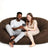 Luxurious Giant 6ft Bean Bag Chair with Microsuede Cover - Ultra Soft, Foam Filling, Washable XL Bean Bag Sofa for Kids, Teenag Allen Cozy Haven Store