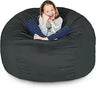 Luxurious Giant 6ft Bean Bag Chair with Microsuede Cover - Ultra Soft, Foam Filling, Washable XL Bean Bag Sofa for Kids, Teenag Allen Cozy Haven Store