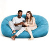 Luxurious Giant 6ft Bean Bag Chair with Microsuede Cover - Ultra Soft, Foam Filling, Washable XL Bean Bag Sofa for Kids, Teenag Allen Cozy Haven Store