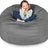 Luxurious Giant 6ft Bean Bag Chair with Microsuede Cover - Ultra Soft, Foam Filling, Washable XL Bean Bag Sofa for Kids, Teenag Allen Cozy Haven Store