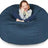 Luxurious Giant 6ft Bean Bag Chair with Microsuede Cover - Ultra Soft, Foam Filling, Washable XL Bean Bag Sofa for Kids, Teenag Allen Cozy Haven Store