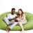 Luxurious Giant 6ft Bean Bag Chair with Microsuede Cover - Ultra Soft, Foam Filling, Washable XL Bean Bag Sofa for Kids, Teenag Allen Cozy Haven Store