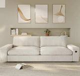 Modern Sofas Couches for Living Room, Comfy Couch with Extra Deep Seats, Oversized Loveseat Sofa with Storage and 2 USB Chargin Allen Cozy Haven Store
