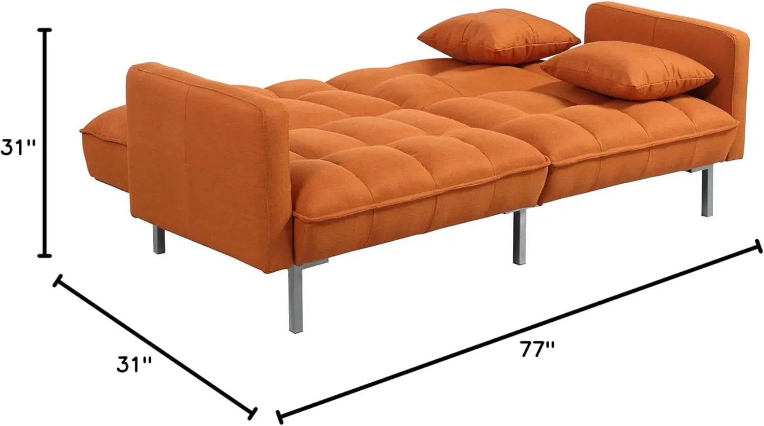 Modern Adjustable Small Orange Furniture - EXP54-Allen Cozy Haven Store