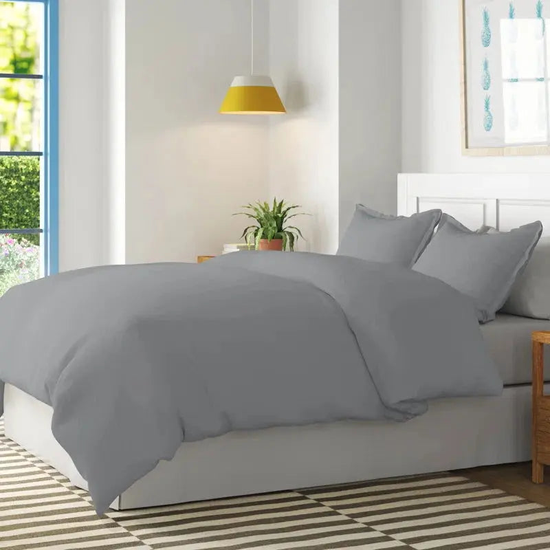 Modern Microfiber Duvet Cover Set-Allen Cozy Haven Store