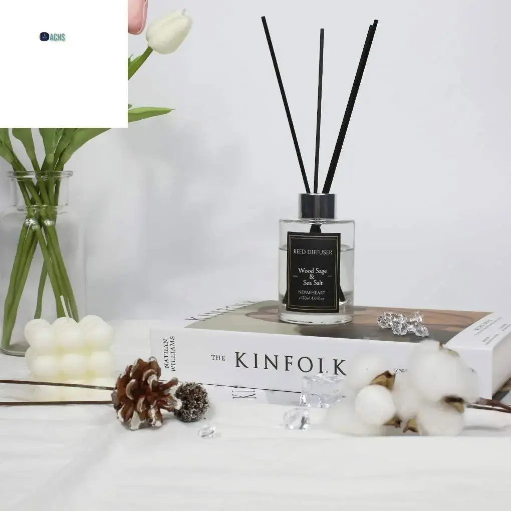 NEVAEHEART Wood Sage & Sea Salt Reed Diffuser Set with Diffuser Sticks - Allen Cozy Haven Store -  