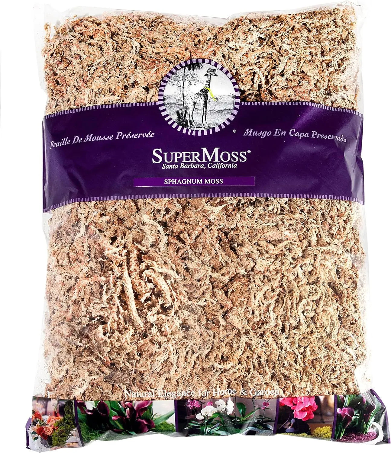 Orchid Sphagnum Moss - Dried Natural 8 oz-Allen Cozy Haven Store
