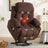 Power Lift Recliner Chair for Elderly with Vibration Massage and Lumbar Heating Electric Oversized Single Sofa with Cup Holder a Allen Cozy Haven Store
