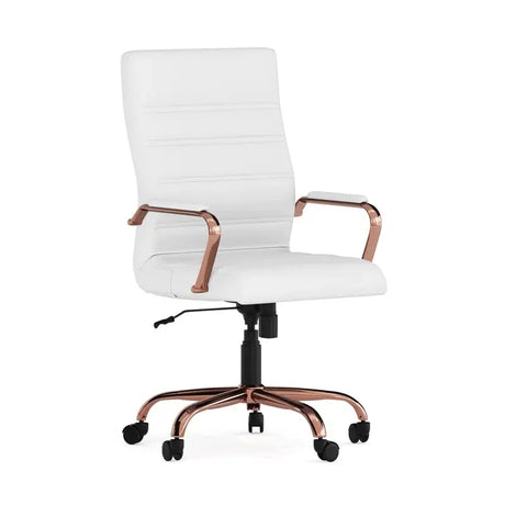 Premium Executive Office Chair with Metal Frame and Armrests-Allen Cozy Haven Store