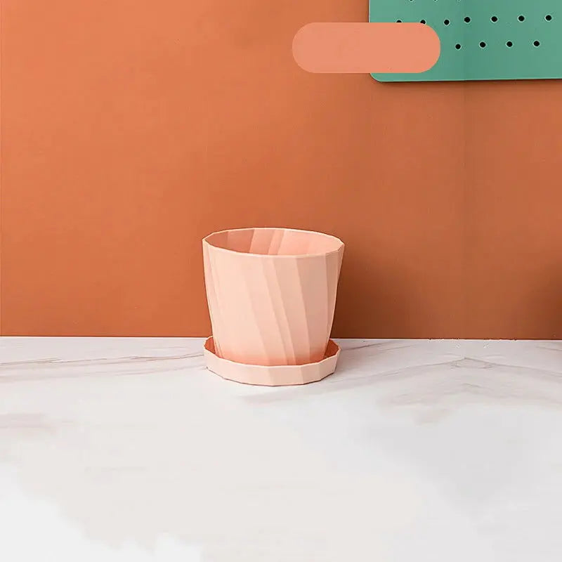 Premium Large Resin Flower Pot with Tray for Garden Plants-Allen Cozy Haven Store