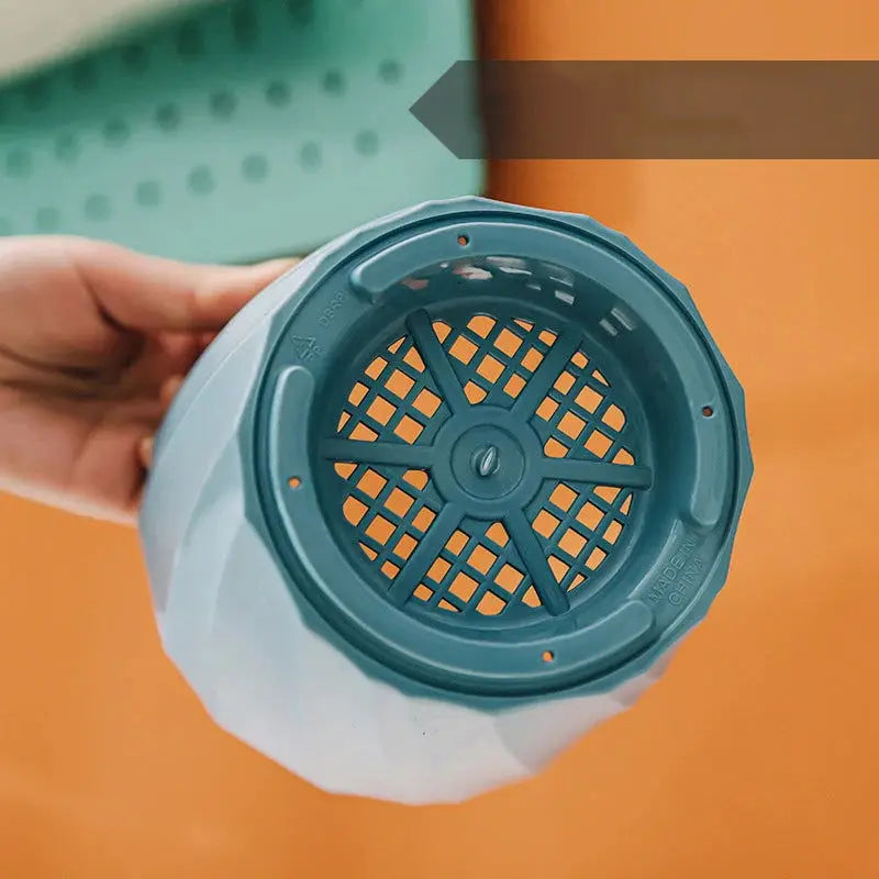 Premium Large Resin Flower Pot with Tray for Garden Plants-Allen Cozy Haven Store