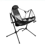 Premium Outdoor Garden Furniture: Multi-Functional Camping and Fishing Chair with Armchair and Hammock Features-Allen Cozy Haven Store
