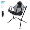 Premium Outdoor Garden Furniture: Multi-Functional Camping and Fishing Chair with Armchair and Hammock Features-Allen Cozy Haven Store