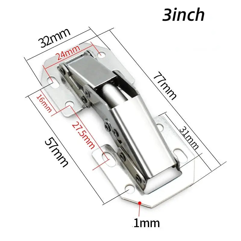 Premium Soft Close Hinges for Kitchen Cabinets - No Trenching Furniture Fittings with Screws Included-Allen Cozy Haven Store