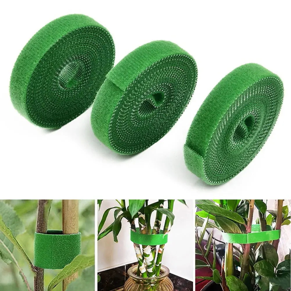 Professional Plant Support Bandage Tie - 5M, 3-Pack, Hook and Loop Wrap for Bamboo Canes in Home Gardens-Allen Cozy Haven Store