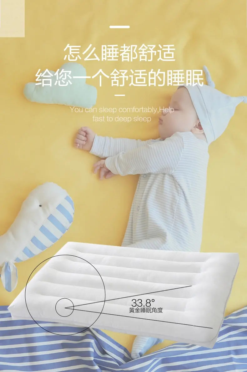 Pure Cotton Low Loft Pillow Cervical Support Adult Male and Female Students Single Soft Ultra-Thin Girl's Low Flat Pillow Inner Allen Cozy Haven Store