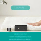 Pure Cotton Low Loft Pillow Cervical Support Adult Male and Female Students Single Soft Ultra-Thin Girl's Low Flat Pillow Inner Allen Cozy Haven Store